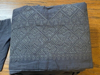 Banana Republic Home King Heirloom Souk Embroidered Duvet Cover, Sable