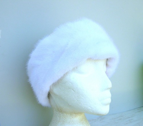 selected real mink fur woman headband ear warmer scarf collar