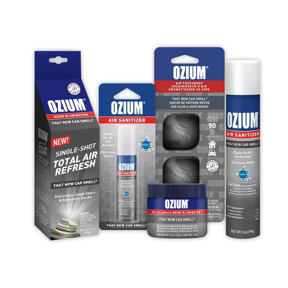 Gel de ozio 4,5 oz elimina olores y refresca el aire que huele a coche nuevo, paquete de 2 Foto 4 de 4