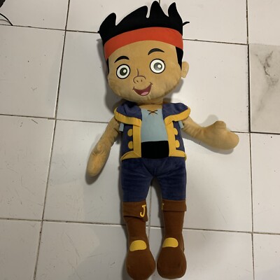 Disney Jake & The Neverland Pirates Stuffed Toy Doll Jumbo Lrg 30 Plush Vintage