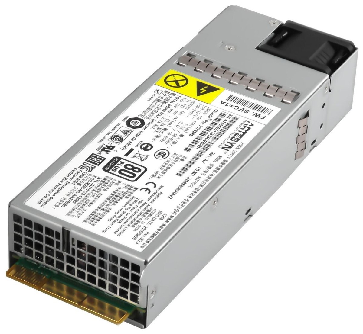 Server Power Supply Sun ORACLE 7079395 600WATT AA27020L X3-2 FIRE 