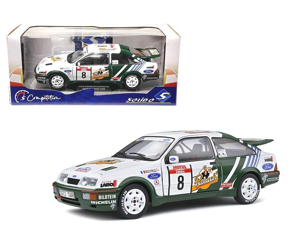 Solido 1:18 Ford Sierra RS Cosworth #8 Winnaar Rallye Tour De Corse 1988 Auriol Occelli S1806102