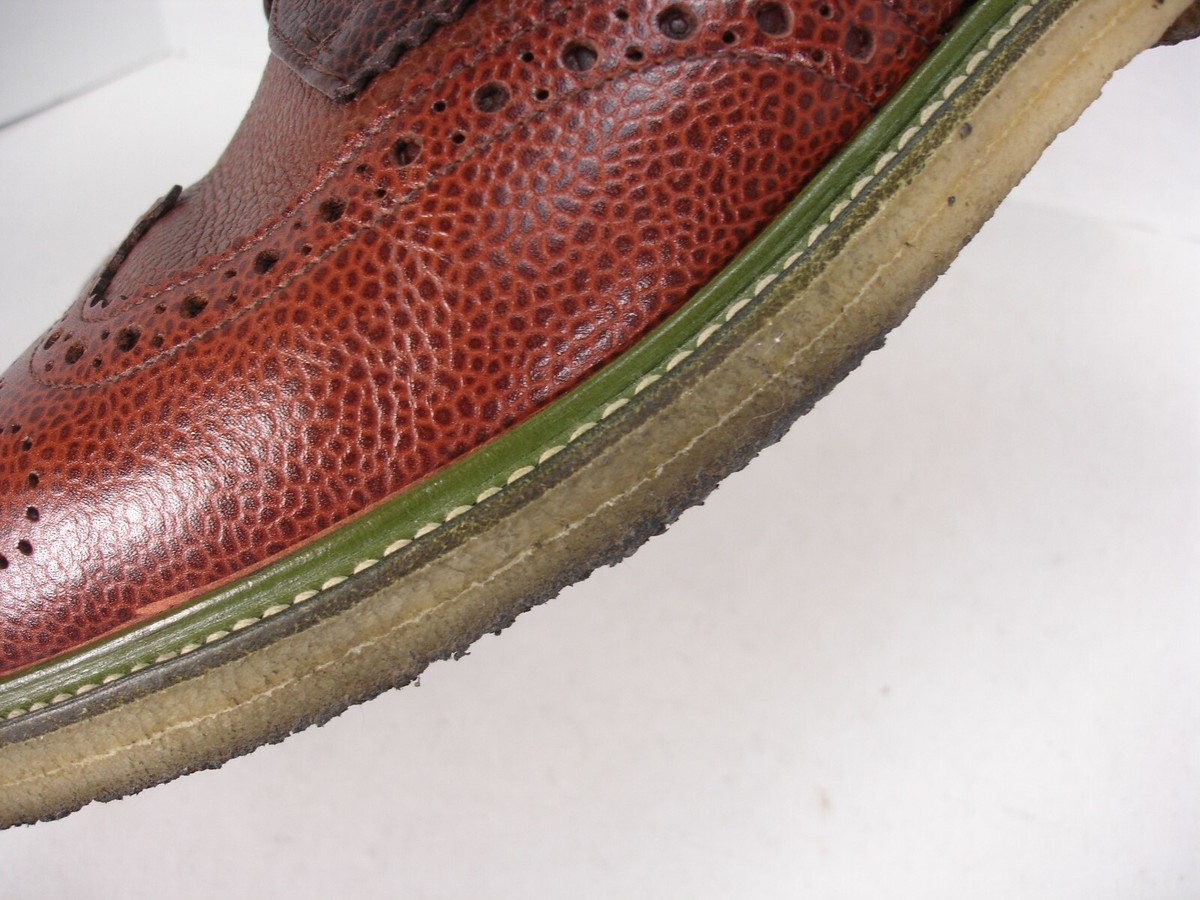 SANDERS J SHOES CHARLIE WINGTIP OXFORD SHOE US 10 Sanders J Shoes Wingtip Oxford Men 10.5M Charlie Brown  main image 2