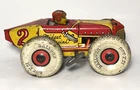 Stunning Vintage Marx Midget Special Tin Wind Up Lithograph Toy Works