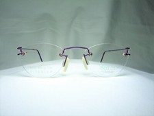 Titanium, eyeglasses, rimless, round, square, oval, frames, men's, women's, NOS