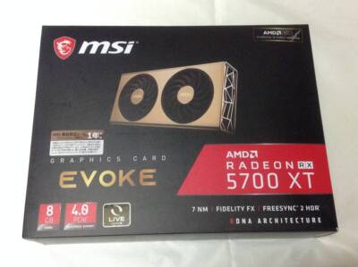 MSI AMD Radeon RX 5700 XT EVOKE OC [中古品] 中古】MSI Radeon RX 5700 XT EVOKE OC RX5700XT/8GB(GDDR6)/PCI-E