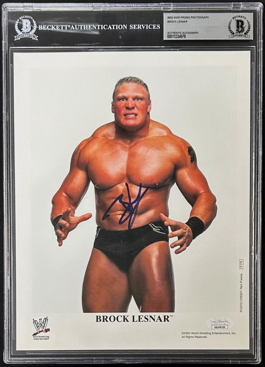 Brock Lesnar WWE Wrestling Original Autographed Photos for sale | eBay