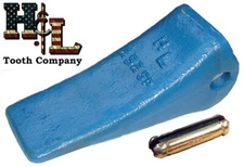 252SP, 252CSP H&L Tooth Co. 25 Series Bucket Teeth, Cast or Forged + Pin 2500