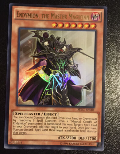 Yu-Gi-Oh Endymion The Master Magician #SDSC-EN001 UR Spellcaster's Command TCG - Picture 1 of 5