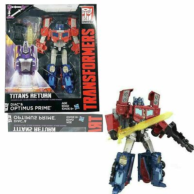Transformers Titans Return DIAC & OPTIMUS PRIME V class Action Figure