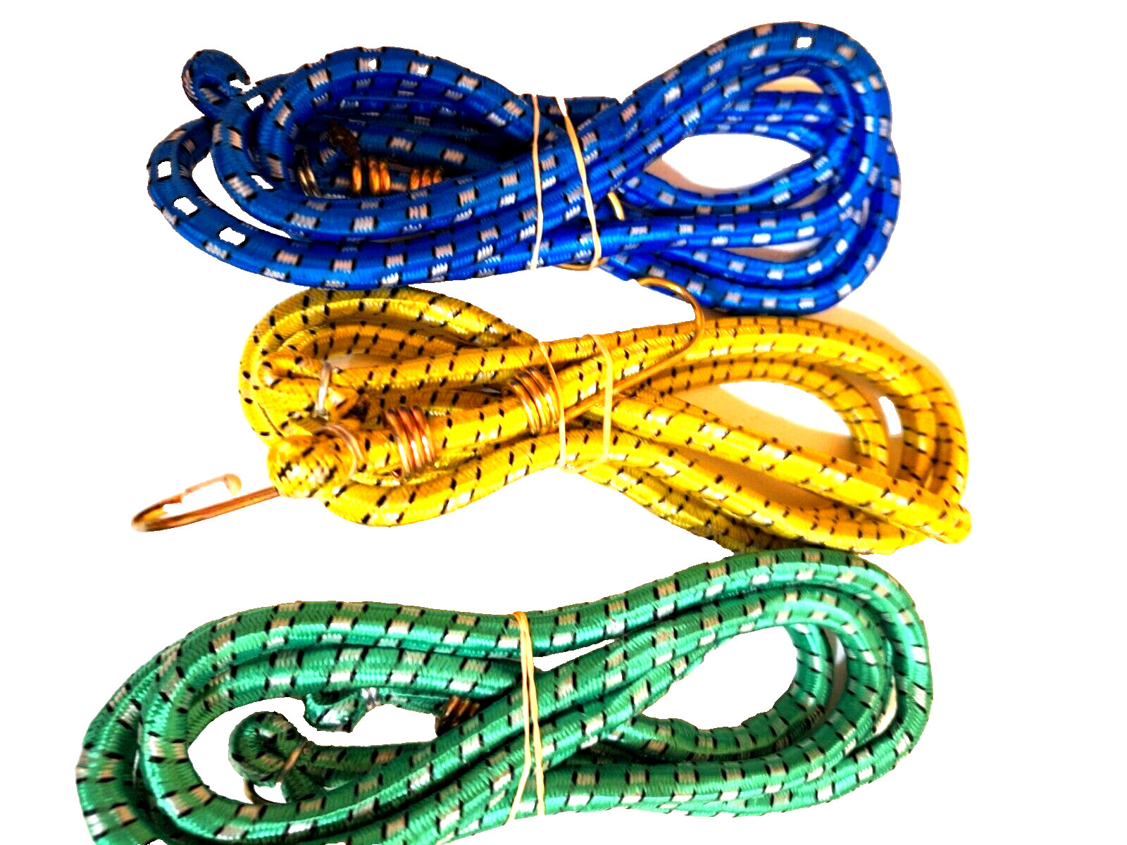 Bungee Cords With Metal Hooks- Free Shipping!