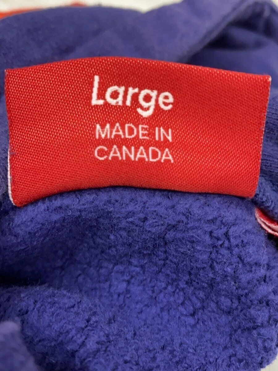 Felpa con cappuccio Supreme L velluto a coste viola 21aw scatola logo usata