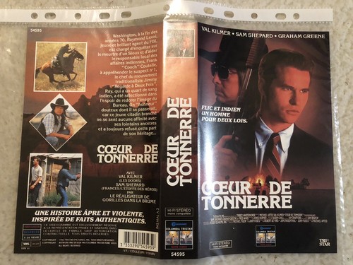 Jaquette VHS Cœur De Tonnerre (Val Kilmer) Gaumont | eBay
