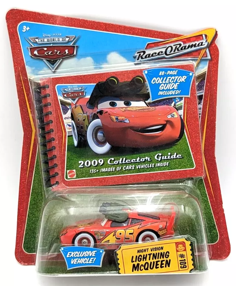 Disney Cars Race-O-Rama Night Vision Lightning McQueen Diecast Car 