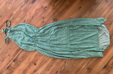 PRETTYGARDEN Women’s Casual Green Halter Neck Sleeveless Long Maxi Dress Size M