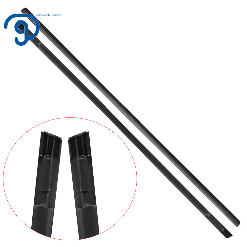 Roof Strip Trim Molding Sealant Kit For 2003-2008 Toyota Corolla – Left & Right, ABS Plastic, Black