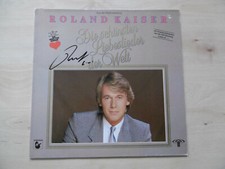Roland Kaiser autograph signed LP cover "The most beautiful love songs of the W" vinyl