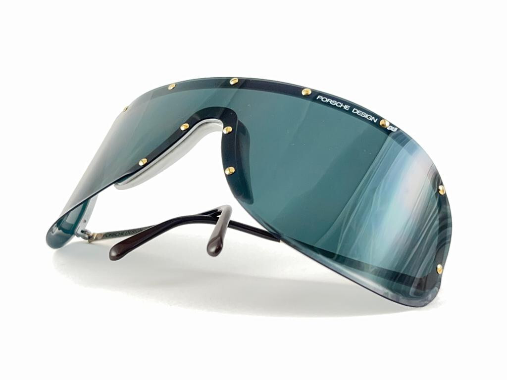 ポルシェデザイン カレラ ヴィンテージ サングラス5640 90 110 VINTAGE PORSCHE DESIGN 5640 90 DARK GREY MONO LENS SUNGLASSES