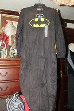 Batman Adult Medium Pajamas With Cape New With Tags Union Suit