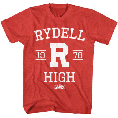 Grease Movie Rydell High 1978 School Logo Men's T Shirt