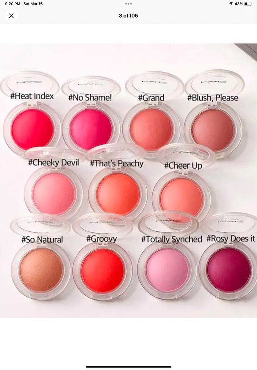 Mac Glow Play Blush ~ GROOVY ~ Full Sz. ~ New 🎁 | eBay