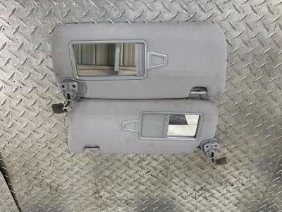 09-14 Hyundai Genesis Sun Visor Set LH RH Oem Tested Gray