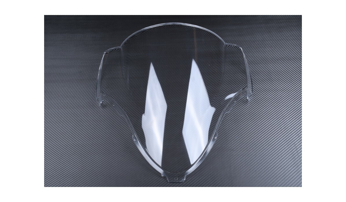 Bulle Suzuki Hayabusa 1300 GSXR transparente et covering gris pour moto 1999-2007