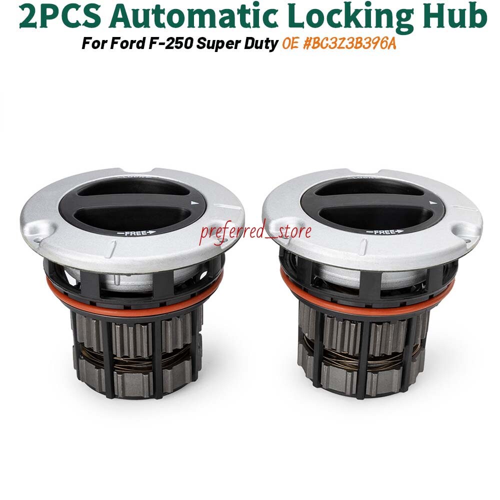2PCS Manual Locking Hubs For Ford F-250 F-350 F-450 Super Duty