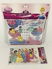 EK Success Disney Princesses Scrapbook Sticker  8x8 Inch Princess Page Kit NEW