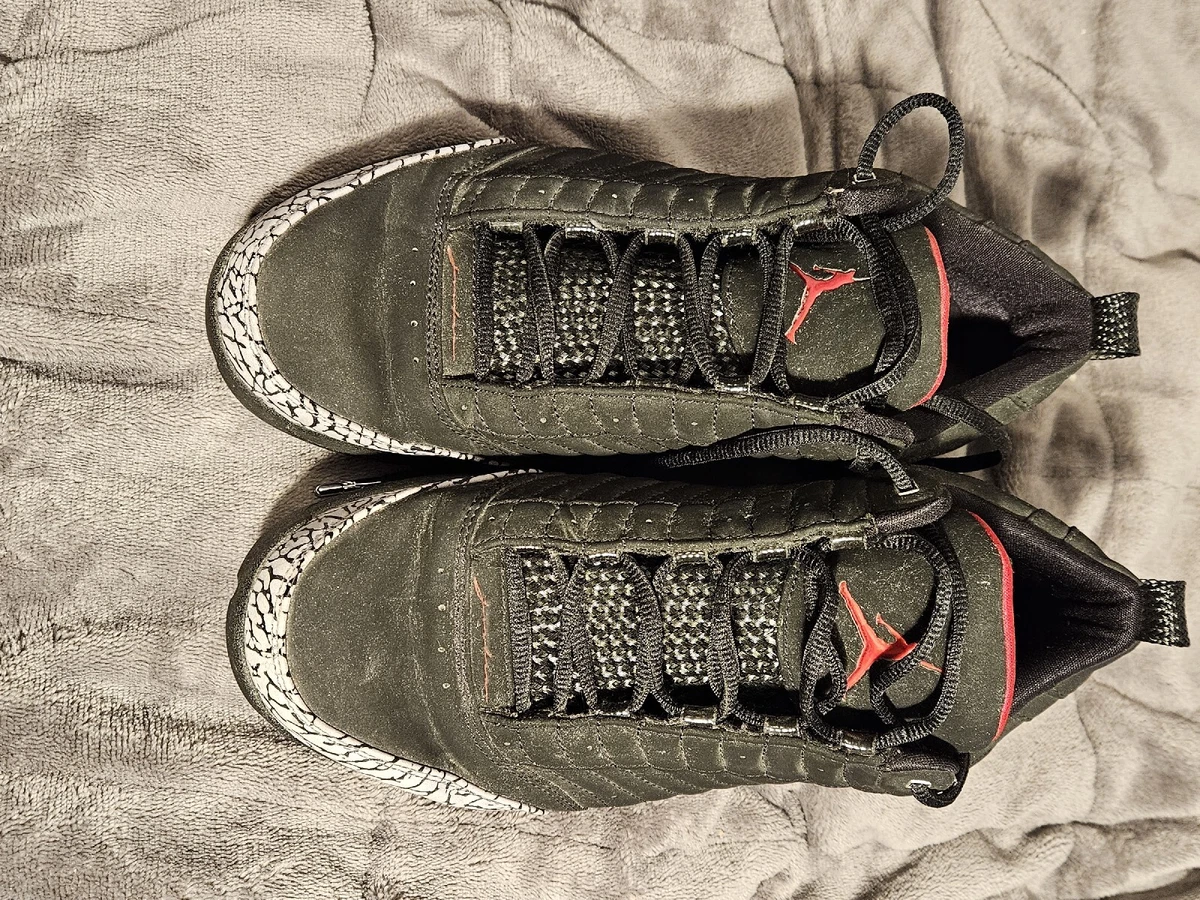 Jordan 19 red store and black