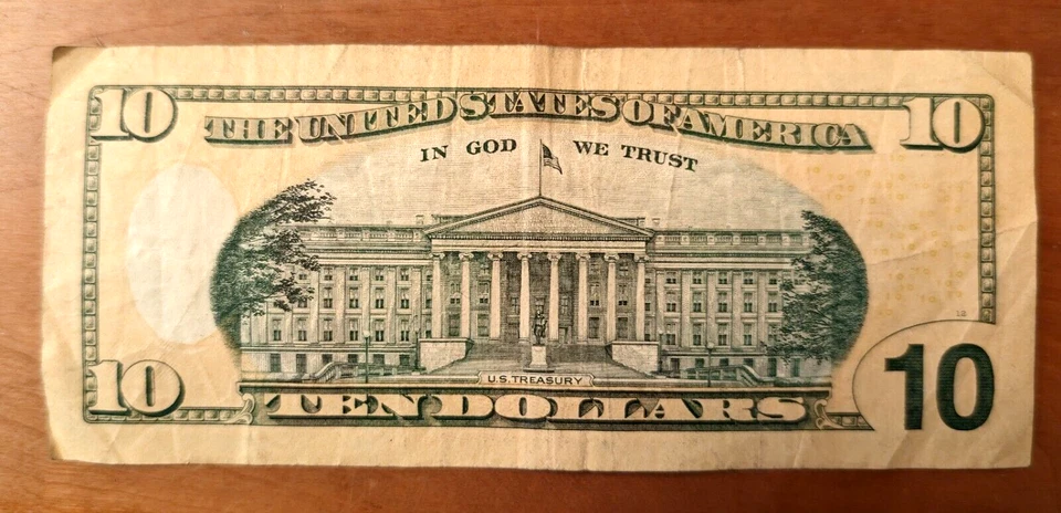 2017 $10 Currency Note (JANUARY 12, 1954) Birthday, Anniversary, Important Date - Image 3 of 3