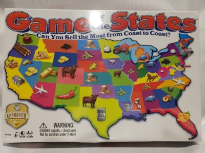 Game of the States Hasbro Can You Sell The Most Coast To Coast? Brand New STEM