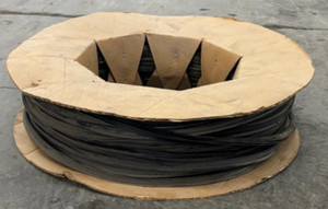 BLACK RUBBER GASKET APPROX. LENGTH 240FT ROLL DIMENSIONS 21"X5" 14LBS