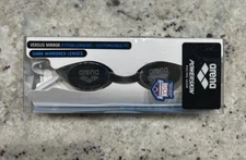 Brand New - Arena Versus Mirror Swim Goggles Silver White Anti Fog UV Powerskin