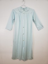  M5 Vintage Carole Women's Nightgown Pajama Size S Blue Embroidery USA