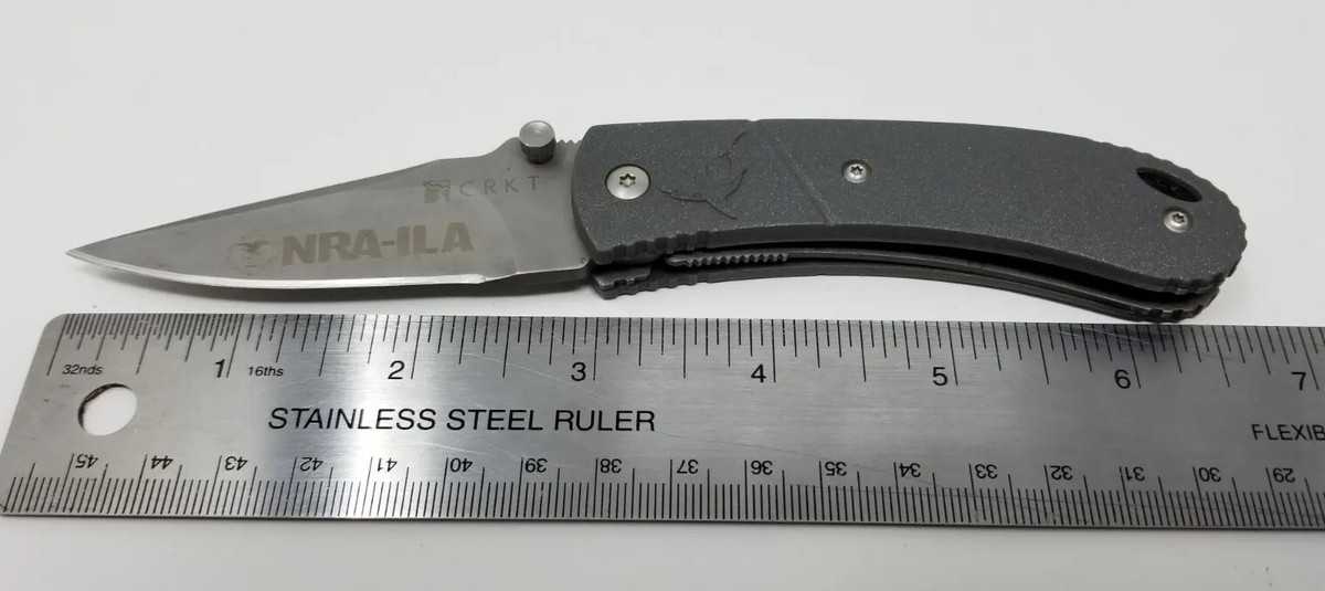 CRKT Urban Shark NRA-ILA Greg Lightfoot Design Tactical Knife Gray