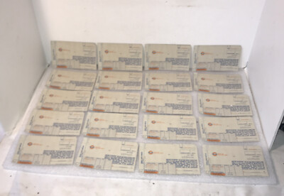 #ad Lot of 20 Vintage Unused Gulf Oil Gas Station Credit Card Slips Dated 7 85 $9.98