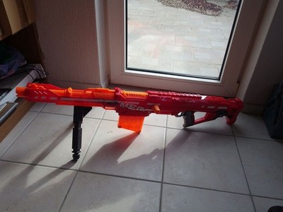 3 mal  Hasbro  NERF   1  Hyperfire Elite    2  Titan CS 50    3  Mega Centurion