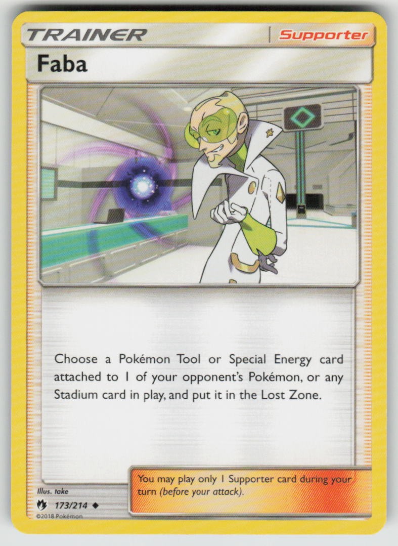Faba Uncommon SM - Lost Thunder 173/214 NM