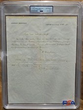 ALBERT EINSTEIN AND ELSA EINSTEIN SIGNED / AUTOGRAPH LETTER PSA AUTHENTIC!