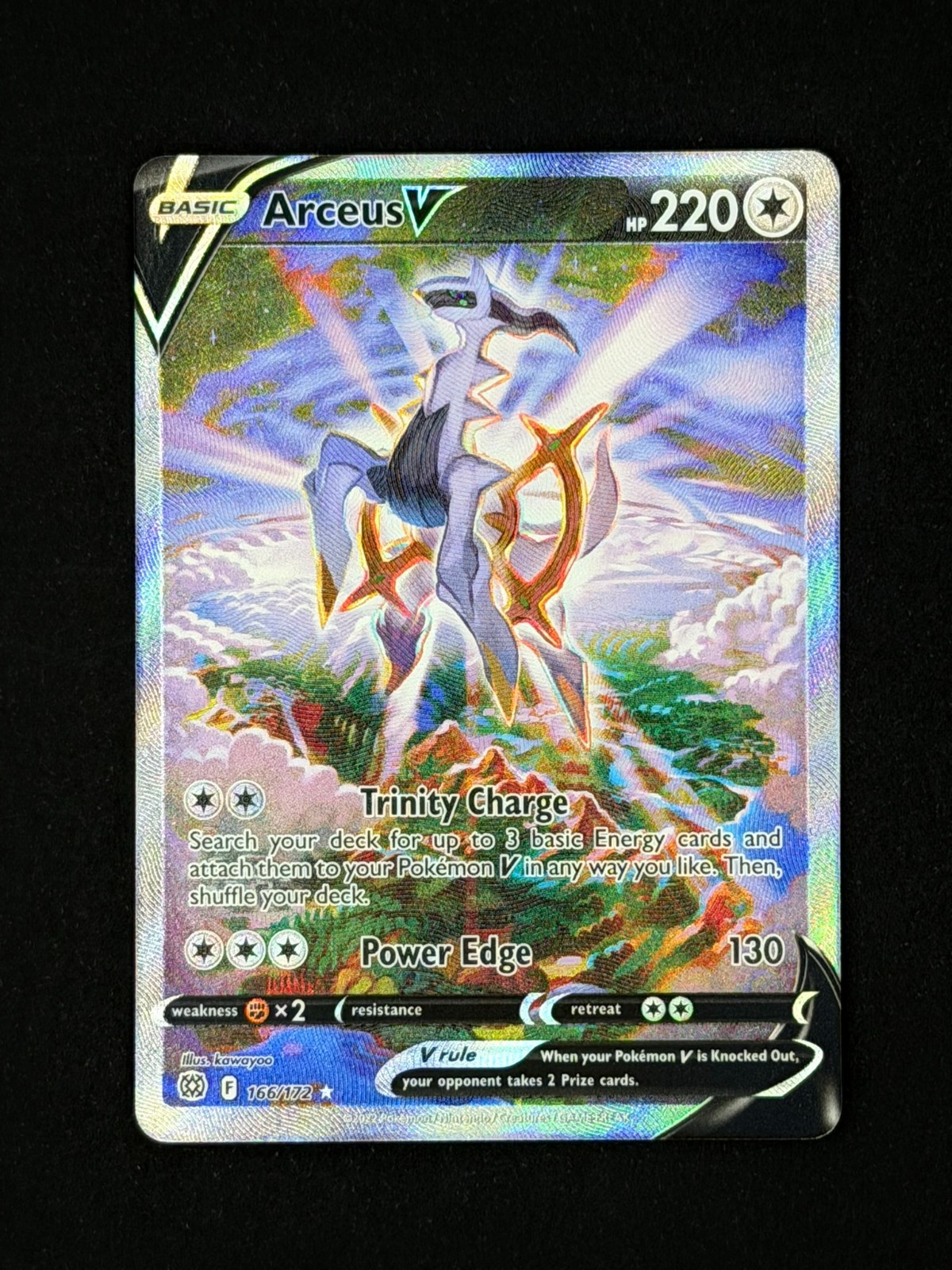 Arceus V 166/172 Ultra Rare Holo – Brilliant Stars – NM