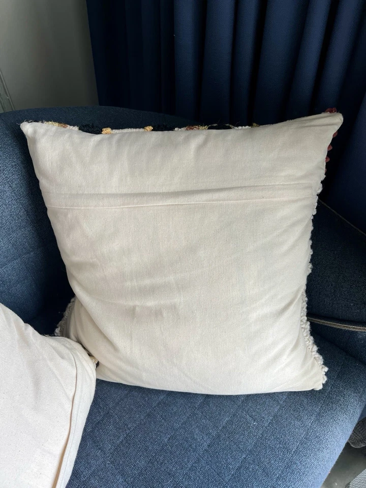 Livabliss Fleetwood 20x20  Indoor Decorative Cushion Pillow Boho Textured Set 2 - Image 2 of 4