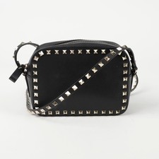 Rockstud Camera Small Shoulder Crossbody Bag Women Black One Size