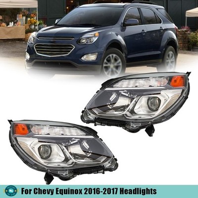 Halogen For Chevy Equinox 2016-2017 Headlight Assembly Projector Right+Left Side