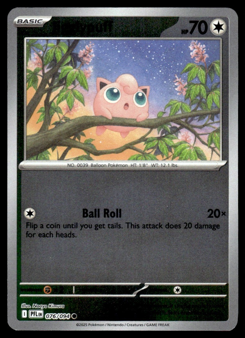 2025 Mega Series - Japanese Sets Inferno X Jigglypuff Common/Reverse Holo #64