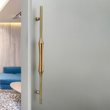 29 Inch Heavy Duty Stainless Steel Door Handle for Main Door GoldFinish Pull H