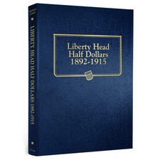 Whitman US Liberty Head (Barber) Half Dollar Album, / Barber 