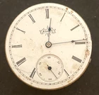 Antique 1894 Elgin Grade 117 Pocket Watch Movement Running Ticks 6s 7j USA
