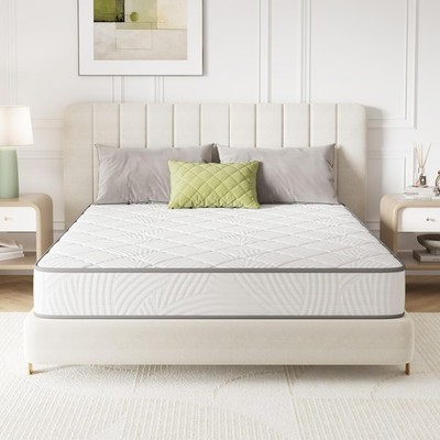 Full Size Mattress 8 Inch, Full Mattress Hybrid with Comfy Support, Bed Mattr...
