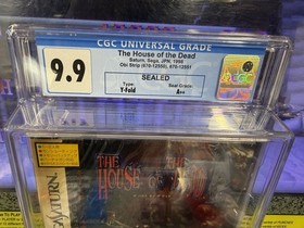 1998 Sega Saturn House of the Dead JPN Japan Version Graded CGC 9.9 A++ Sealed